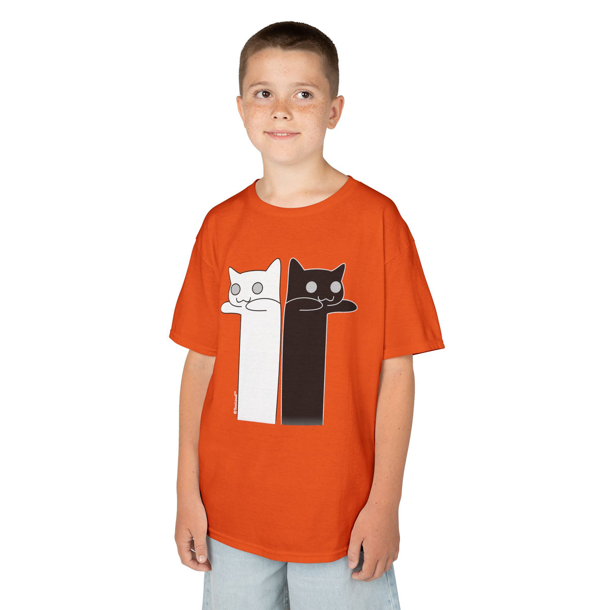 Longcat and Tacgnol – Internet Humor Children's Dark T-Shirt by TOOLOUD