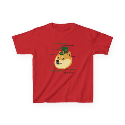 TooLoud St. Patrick's Day Leprechaun Doge Children's T-Shirt