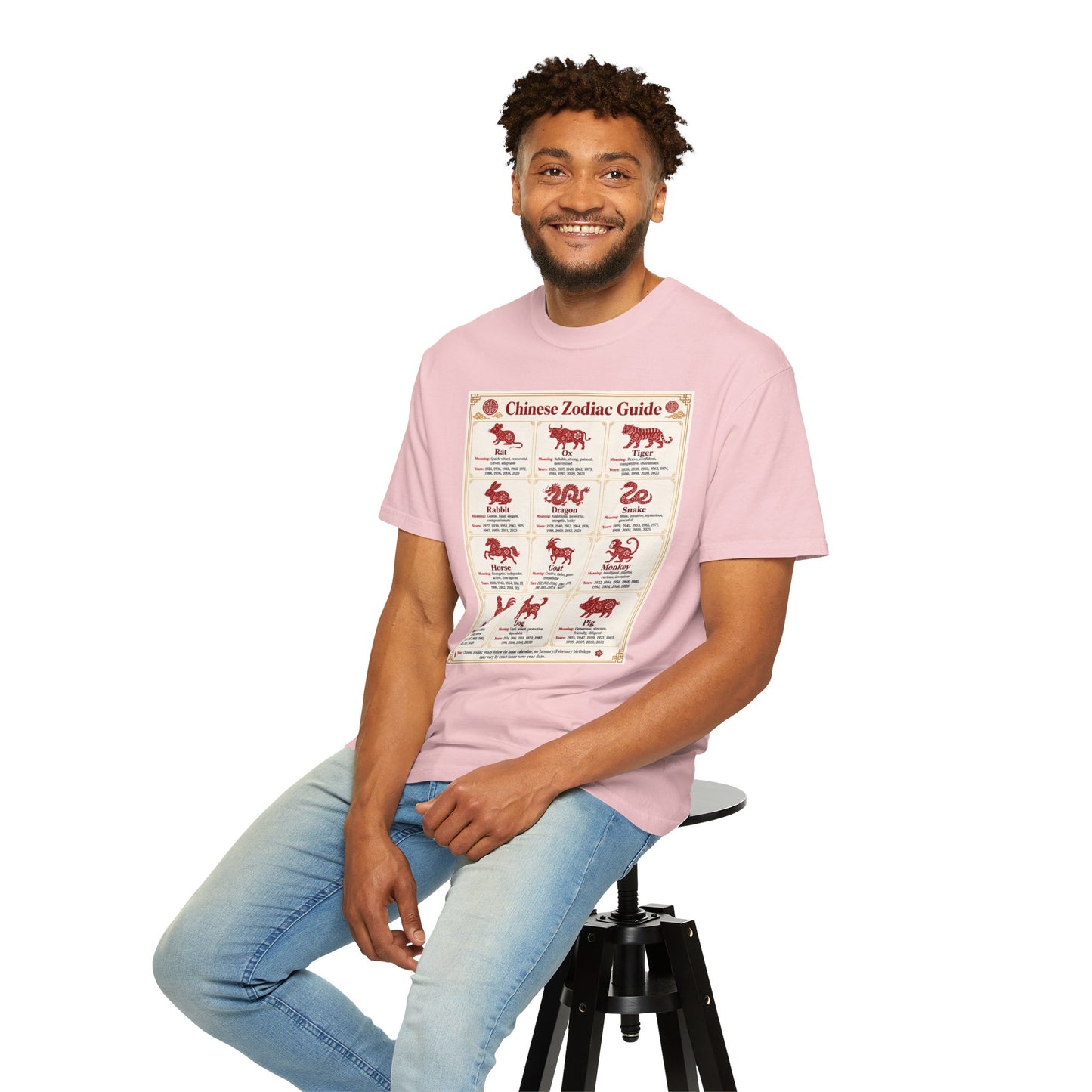 Chinese Zodiac Guide Design #1 Unisex T-Shirt by TOOLOUD