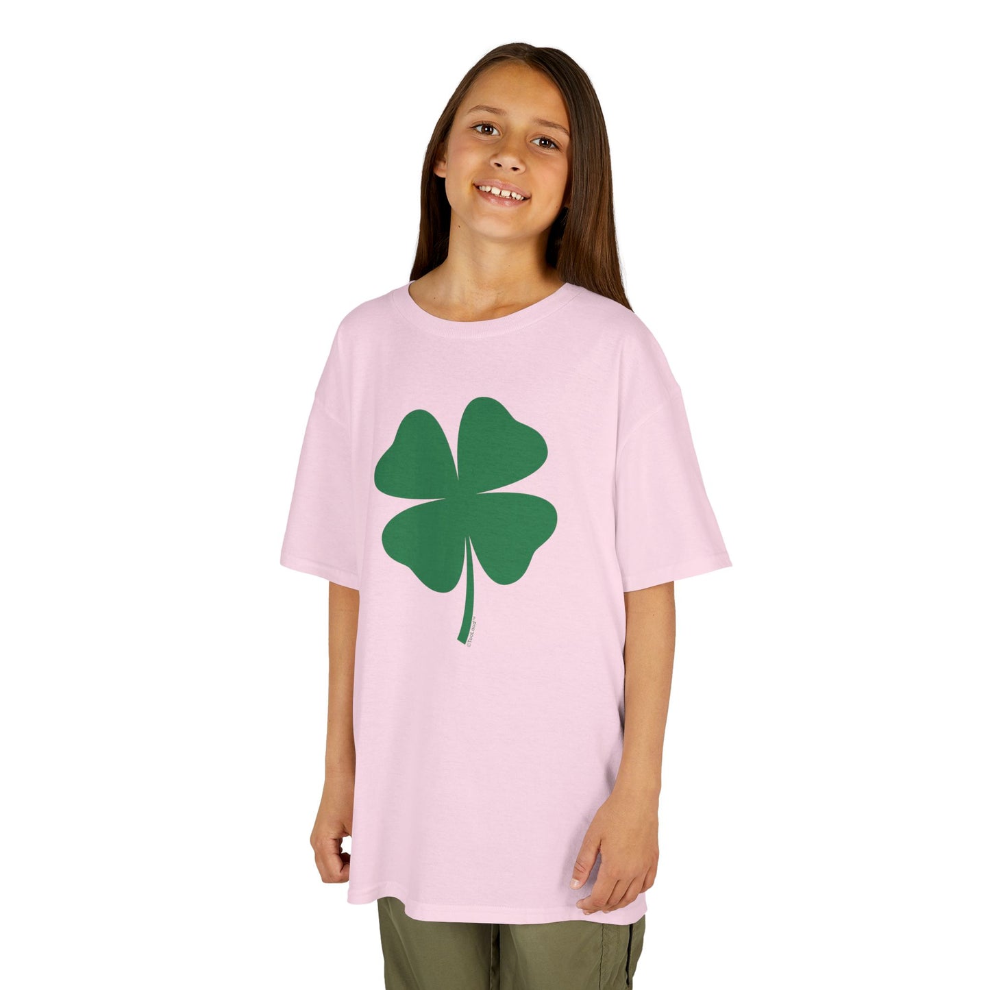 Lucky Four Leaf Clover St. Patrick's Day Children's T-Shirt by TOOLOUD
