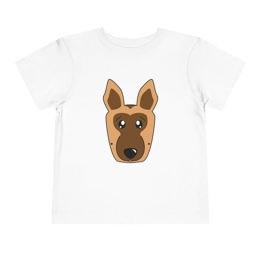 Cute German Shepherd Dog Toddler T-Shirt by TOOLOUD