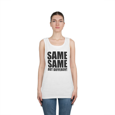 TOOLOUD Same Same But Different Unisex Heavy Loose Tank Top