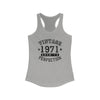 TOOLOUD 1971 - Vintage Birth Year Women's Racerback Tank Top