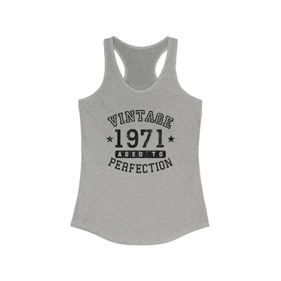 TOOLOUD 1971 - Vintage Birth Year Women's Racerback Tank Top