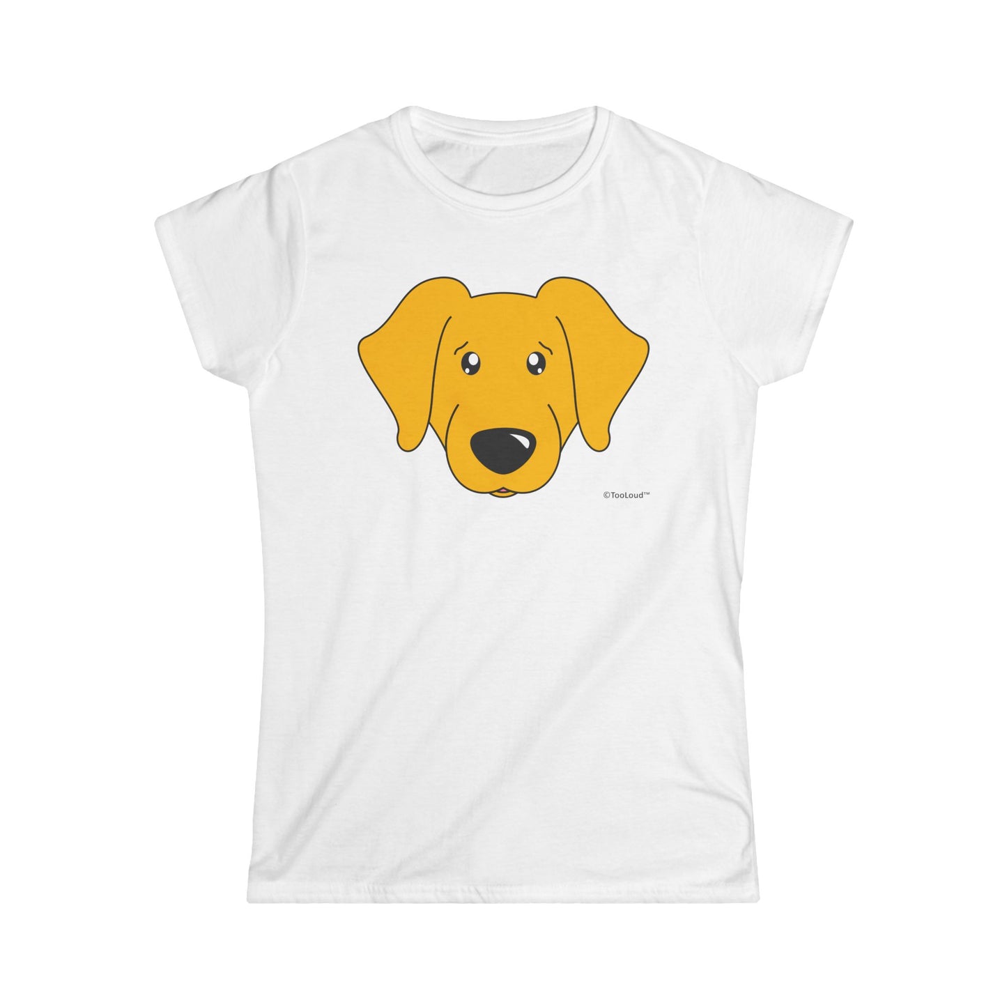 Cute Yellow Labrador Retriever Dog Juniors T-Shirt by TOOLOUD