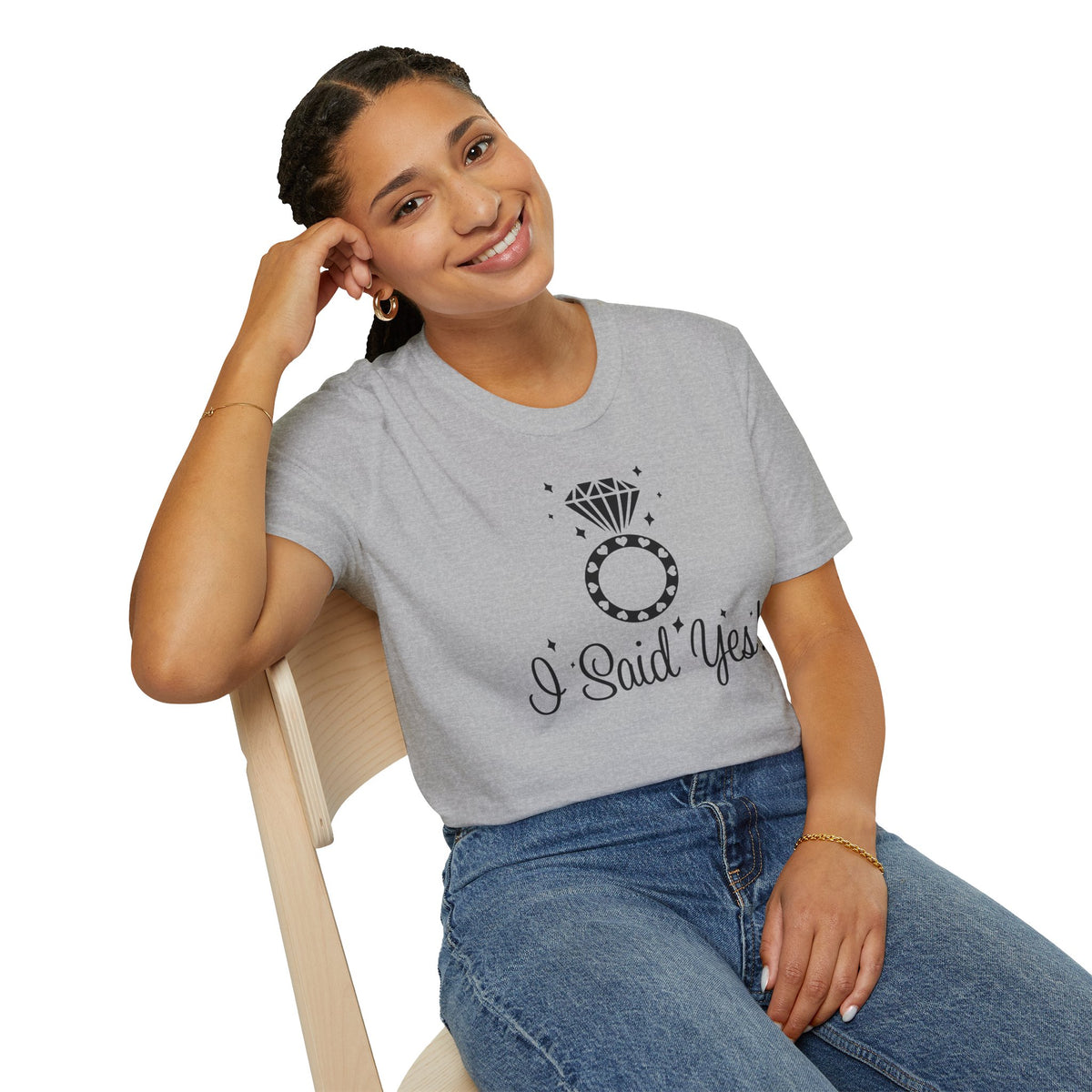 I Said Yes – Diamond Ring Women's T-Shirt by TOOLOUD