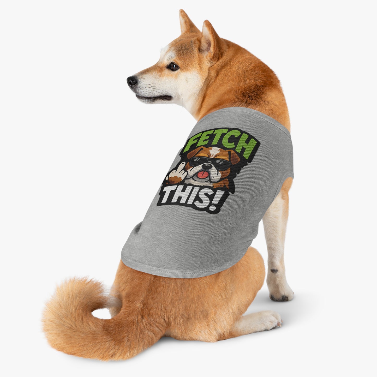 Fetch This! Middle Finger Dog Shirt by TOOLOUD