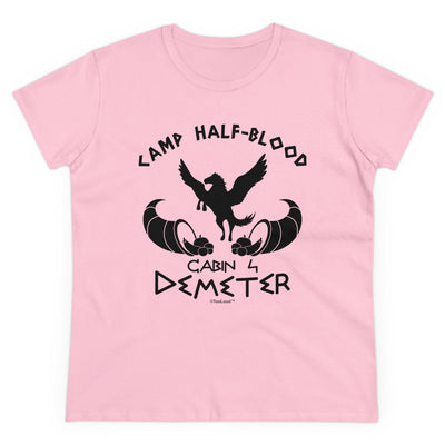 TOOLOUD Cabin 4 Demeter Camp Half Blood Womens T-Shirt