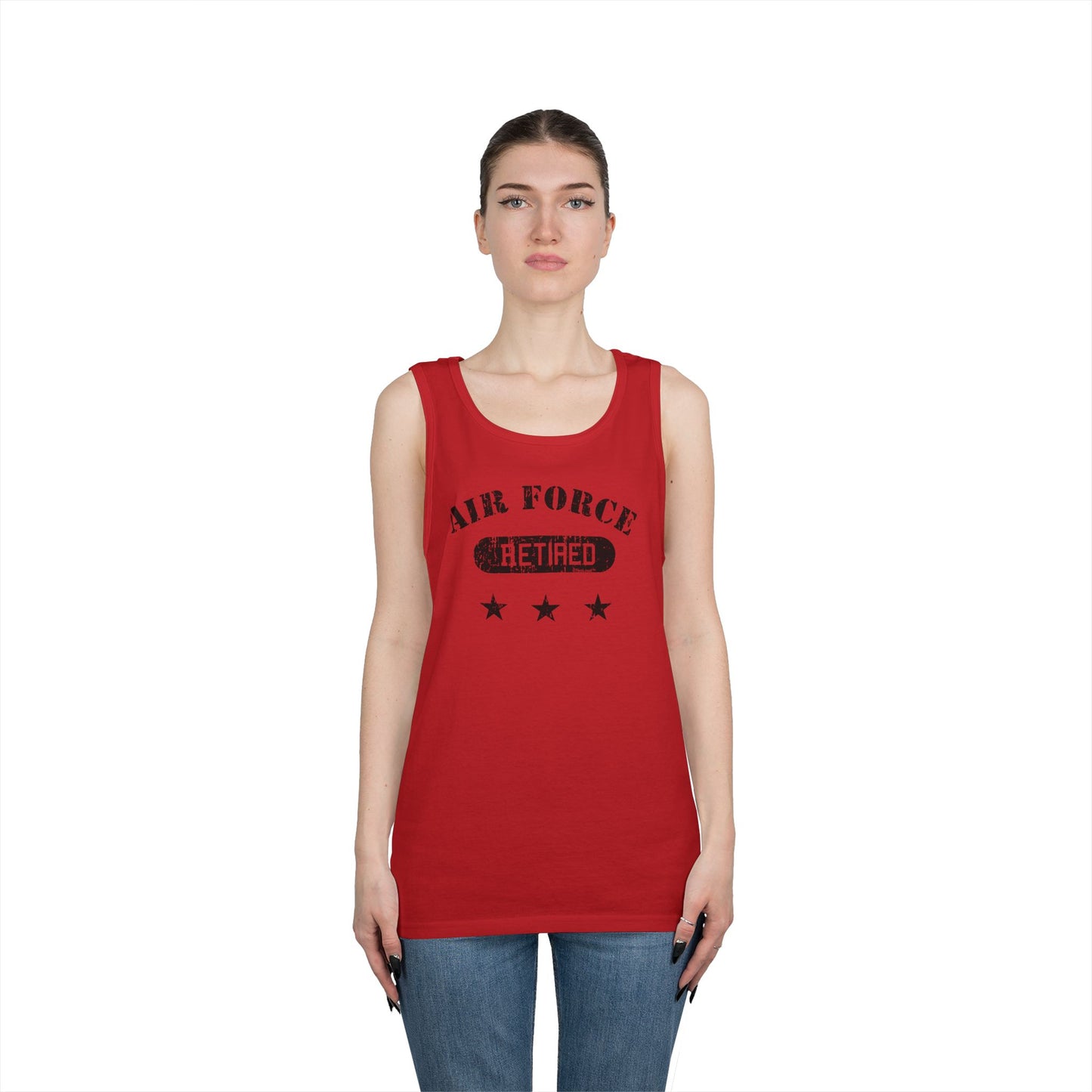 Retired Air Force Loose Tank Top Unisex by TOOLOUD