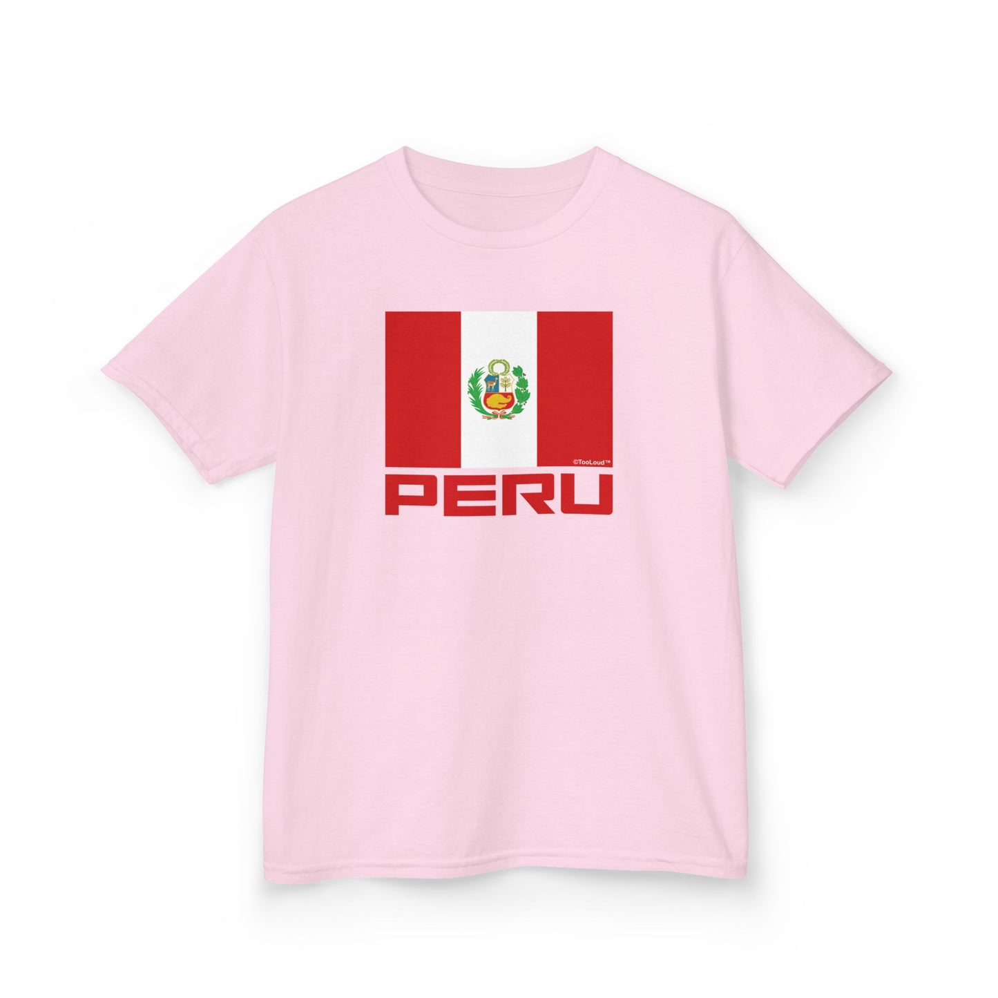 Peru Flag Children’s T-Shirt by TOOLOUD