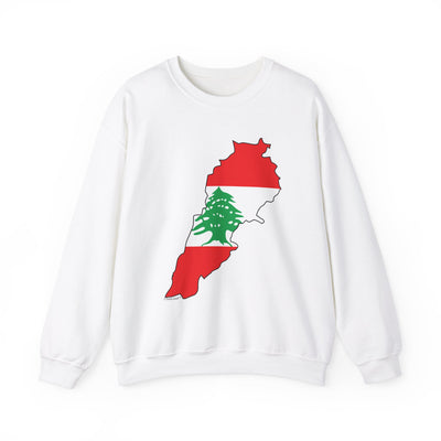 TooLoud Lebanon Flag Silhouette Unisex Sweatshirt