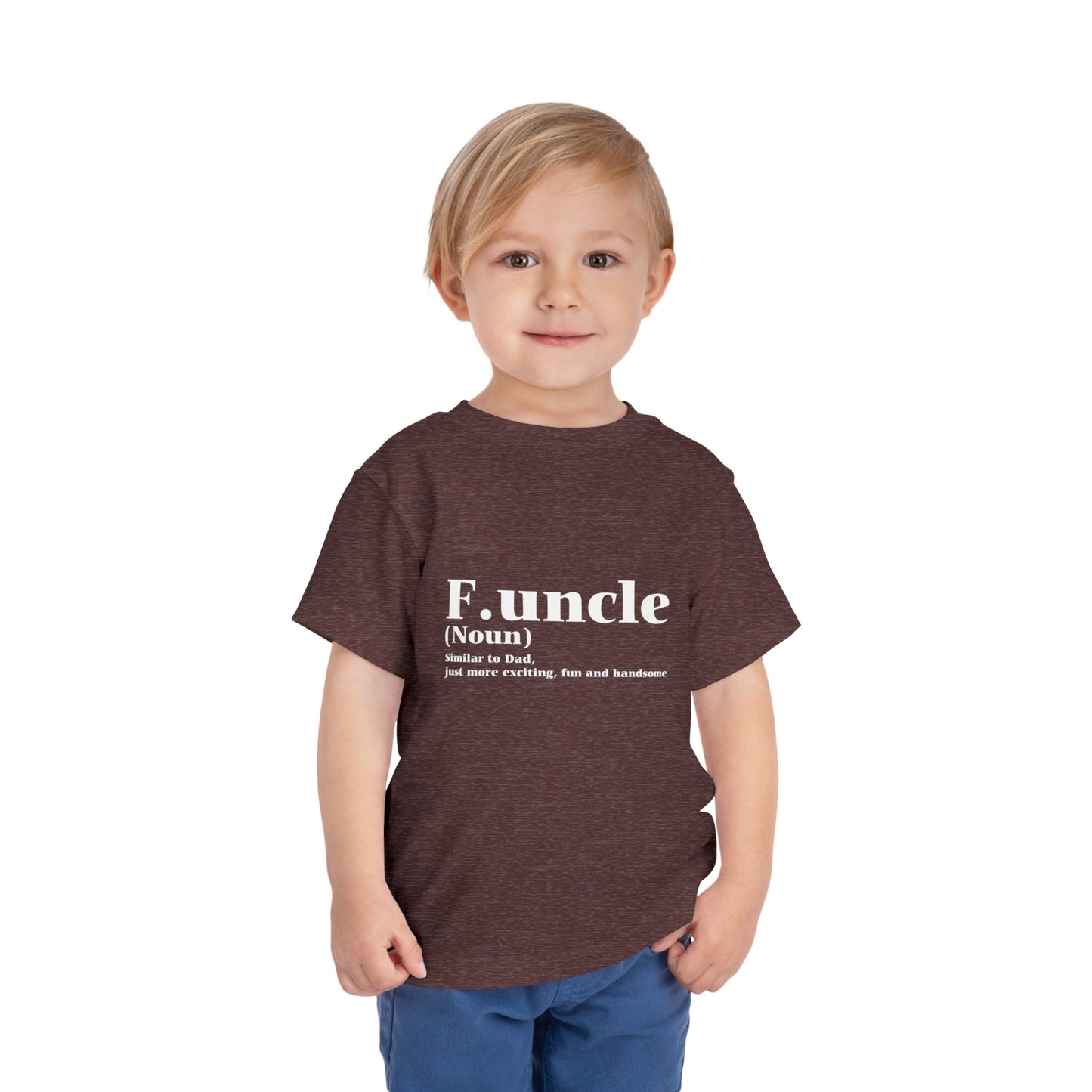 Funcle Fun Uncle Toddler T-Shirt Dark by TOOLOUD