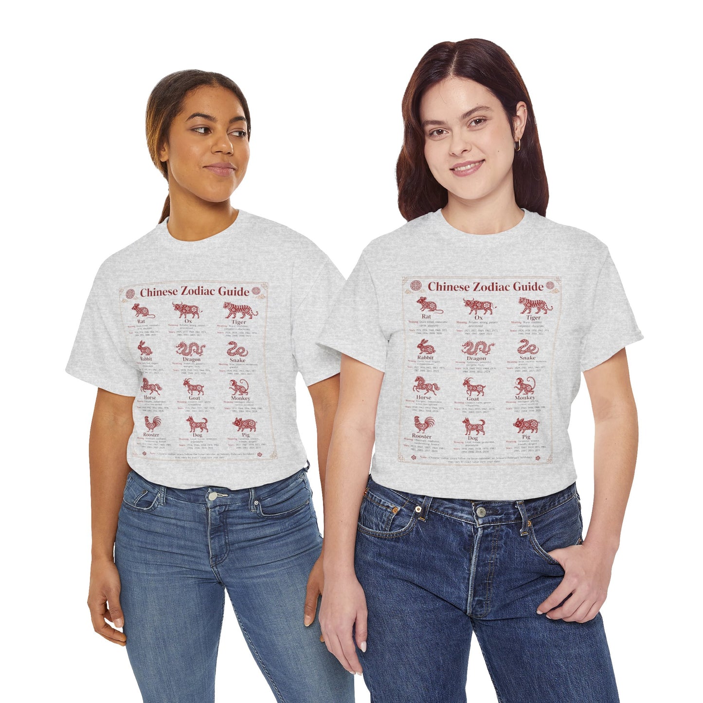 Chinese Zodiac Guide Design #2 T-Shirt by TOOLOUD