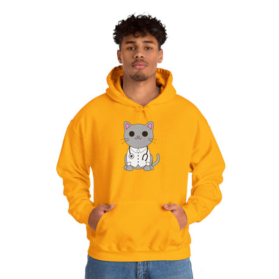 Dr. Cat MD - Cute Cat Design Unisex Hoodie Sweatshirt By TOOLOUD