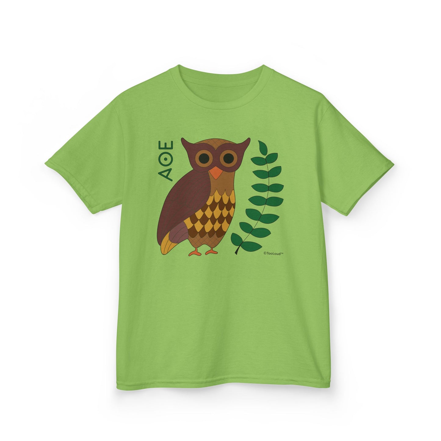 Owl of Athena Children’s T-Shirt by TOOLOUD