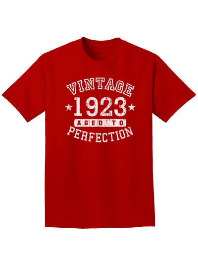 1923 - Vintage Birth Year Adult Dark T-Shirt-Mens T-Shirt-TooLoud-Red-Small-Davson Sales