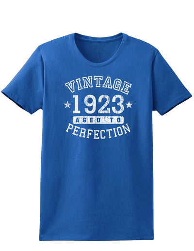 1923 - Vintage Birth Year Womens Dark T-Shirt-TooLoud-Royal-Blue-X-Small-Davson Sales