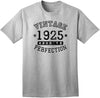 1925 - Adult Unisex Vintage Birth Year Aged To Perfection Birthday T-Shirt-Shirts-TooLoud-Ash Gray-Small-Davson Sales