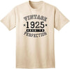 1925 - Adult Unisex Vintage Birth Year Aged To Perfection Birthday T-Shirt-Shirts-TooLoud-Natural-Small-Davson Sales