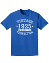 1925 - Vintage Birth Year Adult Dark T-Shirt-Mens T-Shirt-TooLoud-Royal-Blue-Small-Davson Sales