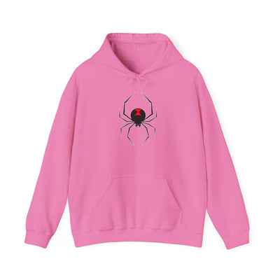 TooLoud Black Widow Spider Design Unisex Hoodie Sweatshirt