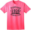 1926 - Adult Unisex Vintage Birth Year Aged To Perfection Birthday T-Shirt-Shirts-TooLoud-Neon Pink-Small-Davson Sales
