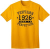 1926 - Adult Unisex Vintage Birth Year Aged To Perfection Birthday T-Shirt-Shirts-TooLoud-Gold-Small-Davson Sales