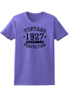 1927 - Ladies Vintage Birth Year Aged To Perfection Birthday T-Shirt-TooLoud-Violet-XX-Large-Davson Sales