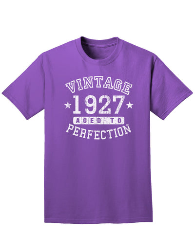 1927 - Vintage Birth Year Adult Dark T-Shirt-Mens T-Shirt-TooLoud-Purple-Small-Davson Sales