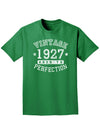 1927 - Vintage Birth Year Adult Dark T-Shirt-Mens T-Shirt-TooLoud-Kelly-Green-Small-Davson Sales