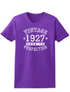 1927 - Vintage Birth Year Womens Dark T-Shirt-TooLoud-Purple-X-Small-Davson Sales