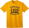 1928 - Adult Unisex Vintage Birth Year Aged To Perfection Birthday T-Shirt-TooLoud-Gold-Small-Davson Sales