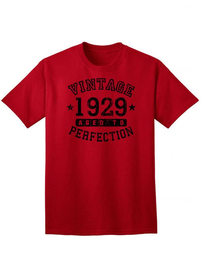 1929 - Adult Unisex Vintage Birth Year Aged To Perfection Birthday T-Shirt-TooLoud-Red-XXX-Large-Davson Sales