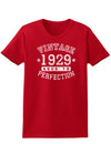 1929 - Vintage Birth Year Womens Dark T-Shirt-TooLoud-Red-X-Small-Davson Sales