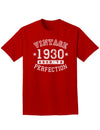 1930 - Vintage Birth Year Adult Dark T-Shirt-Mens T-Shirt-TooLoud-Red-Small-Davson Sales