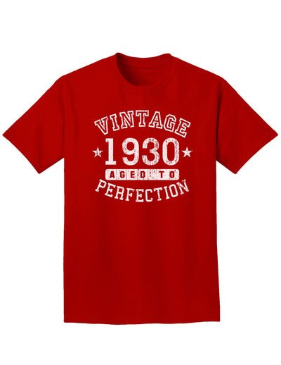 1930 - Vintage Birth Year Adult Dark T-Shirt-Mens T-Shirt-TooLoud-Red-Small-Davson Sales
