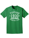 1930 - Vintage Birth Year Adult Dark T-Shirt-Mens T-Shirt-TooLoud-Kelly-Green-Small-Davson Sales