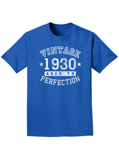 1930 - Vintage Birth Year Adult Dark T-Shirt-Mens T-Shirt-TooLoud-Royal-Blue-Small-Davson Sales