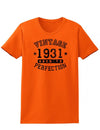 1931 - Ladies Vintage Birth Year Aged To Perfection Birthday T-Shirt-TooLoud-Orange-XX-Large-Davson Sales