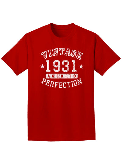 1931 - Vintage Birth Year Adult Dark T-Shirt-Mens T-Shirt-TooLoud-Red-Small-Davson Sales