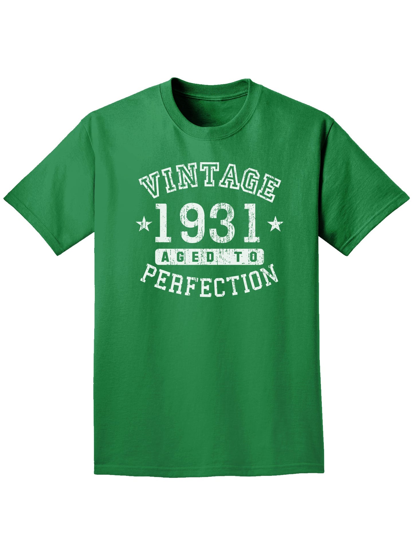 1931 - Vintage Birth Year Adult Dark T-Shirt-Mens T-Shirt-TooLoud-Kelly-Green-Small-Davson Sales