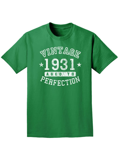 1931 - Vintage Birth Year Adult Dark T-Shirt-Mens T-Shirt-TooLoud-Kelly-Green-Small-Davson Sales