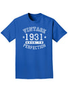 1931 - Vintage Birth Year Adult Dark T-Shirt-Mens T-Shirt-TooLoud-Royal-Blue-Small-Davson Sales