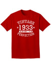 1933 - Vintage Birth Year Adult Dark T-Shirt-Mens T-Shirt-TooLoud-Red-Small-Davson Sales