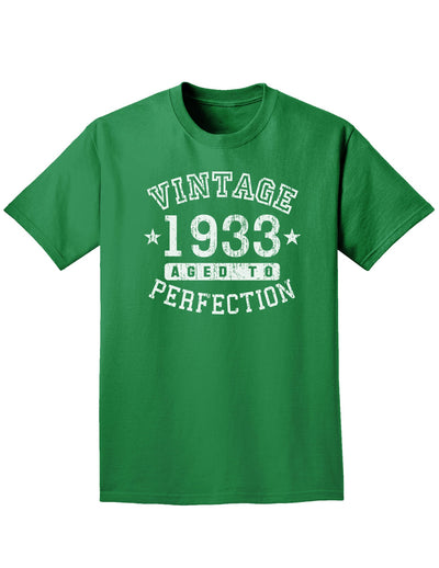 1933 - Vintage Birth Year Adult Dark T-Shirt-Mens T-Shirt-TooLoud-Kelly-Green-Small-Davson Sales