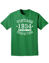 1934 - Vintage Birth Year Adult Dark T-Shirt-Mens T-Shirt-TooLoud-Kelly-Green-Small-Davson Sales