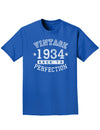 1934 - Vintage Birth Year Adult Dark T-Shirt-Mens T-Shirt-TooLoud-Royal-Blue-Small-Davson Sales