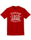 1935 - Vintage Birth Year Adult Dark T-Shirt-Mens T-Shirt-TooLoud-Red-Small-Davson Sales