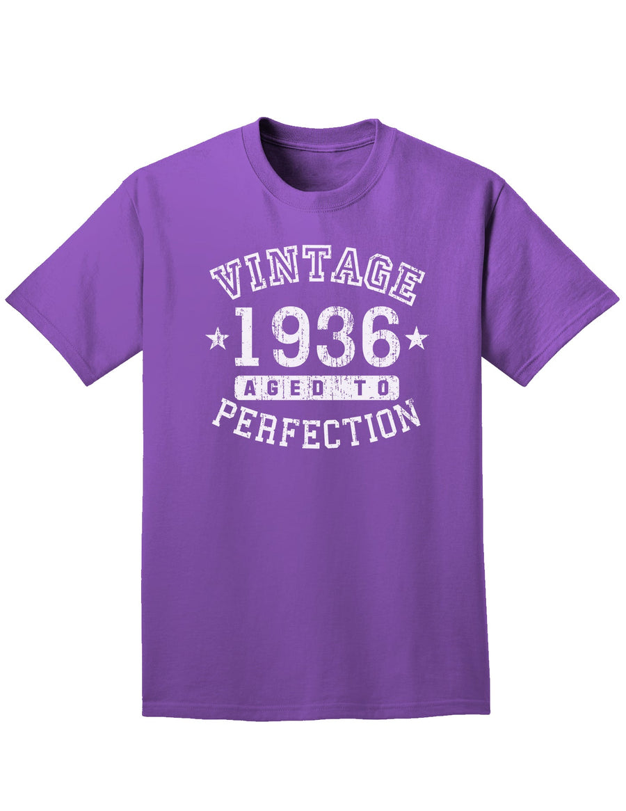 1936 - Vintage Birth Year Adult Dark T-Shirt-Mens T-Shirt-TooLoud-Black-Small-Davson Sales