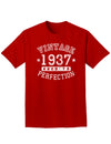 1937 - Vintage Birth Year Adult Dark T-Shirt-Mens T-Shirt-TooLoud-Red-Small-Davson Sales